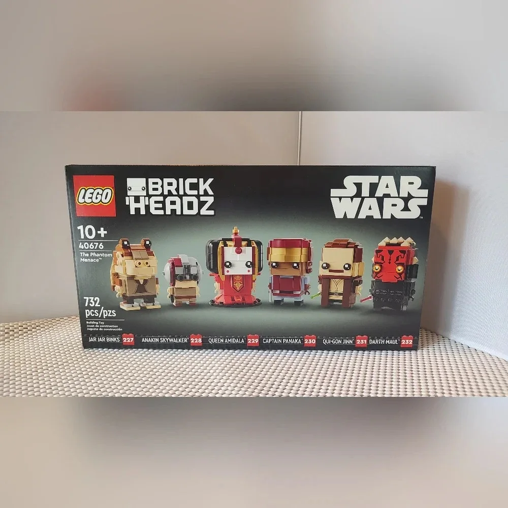 Lego BrickHeadz Star Wars 40676 The Phantom Menace 25 Years Of Star Wars Edition
